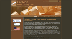 Desktop Screenshot of carbidewoodturningtools.com